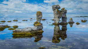 Kyst ved Gamla Hamn på Fårö